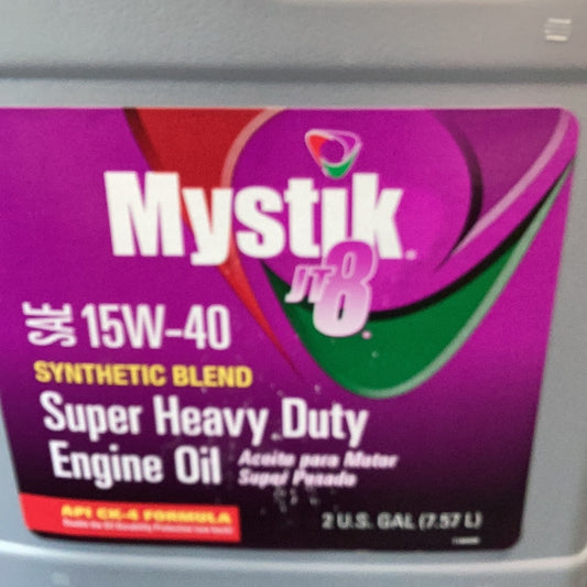 Mystik JT8 15W-40 2GAL
