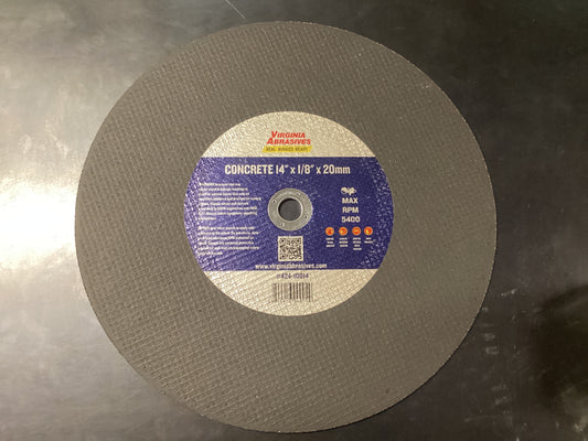 Concrete 14”x 1/8”x20mm