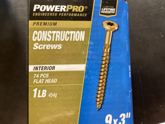 Construction Screws 9x3