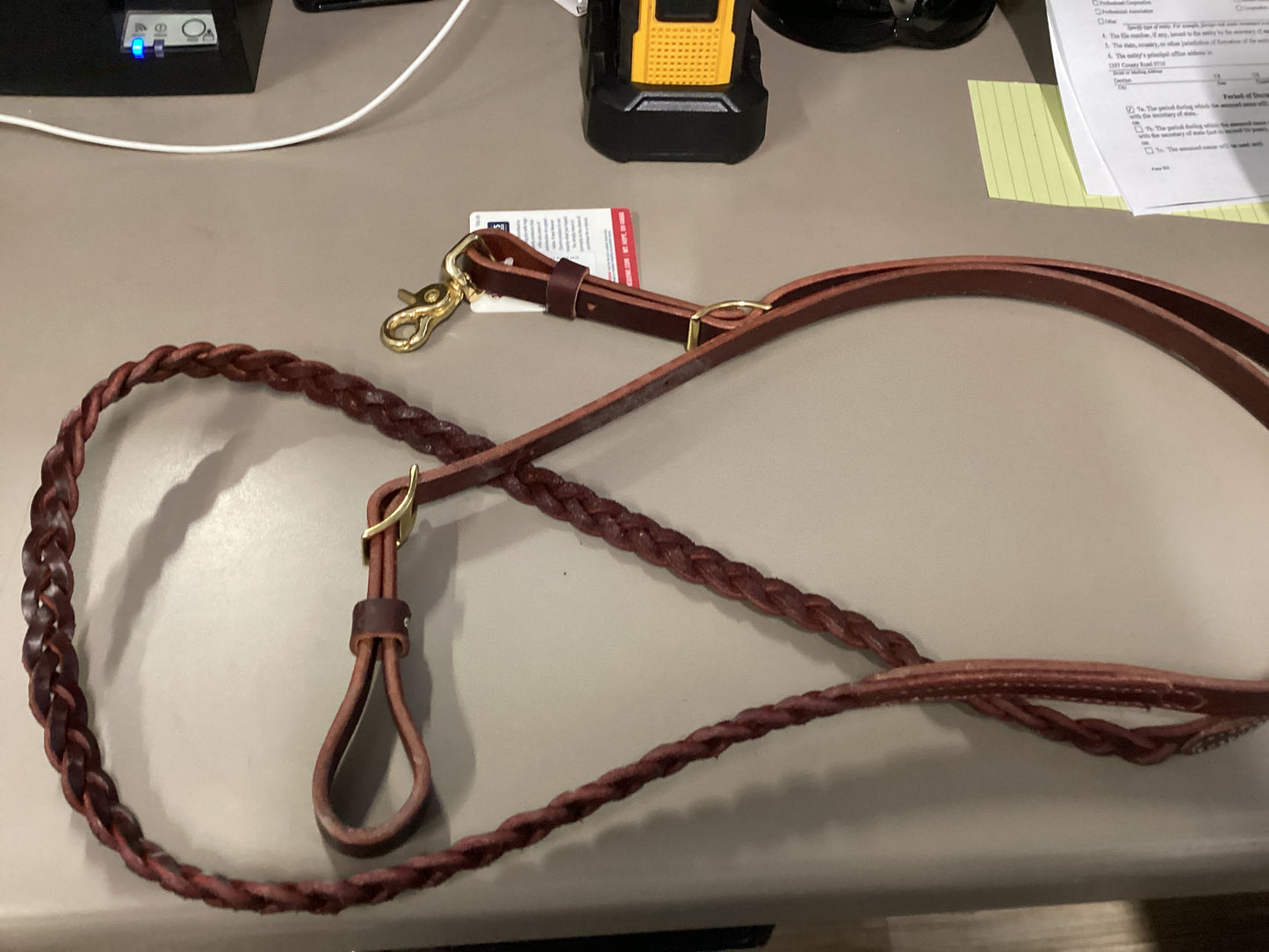 Plaited Roper Rein 5/8”x 8’3