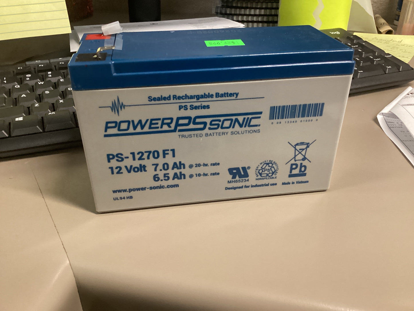 Battery 12 Volt 7 Amp