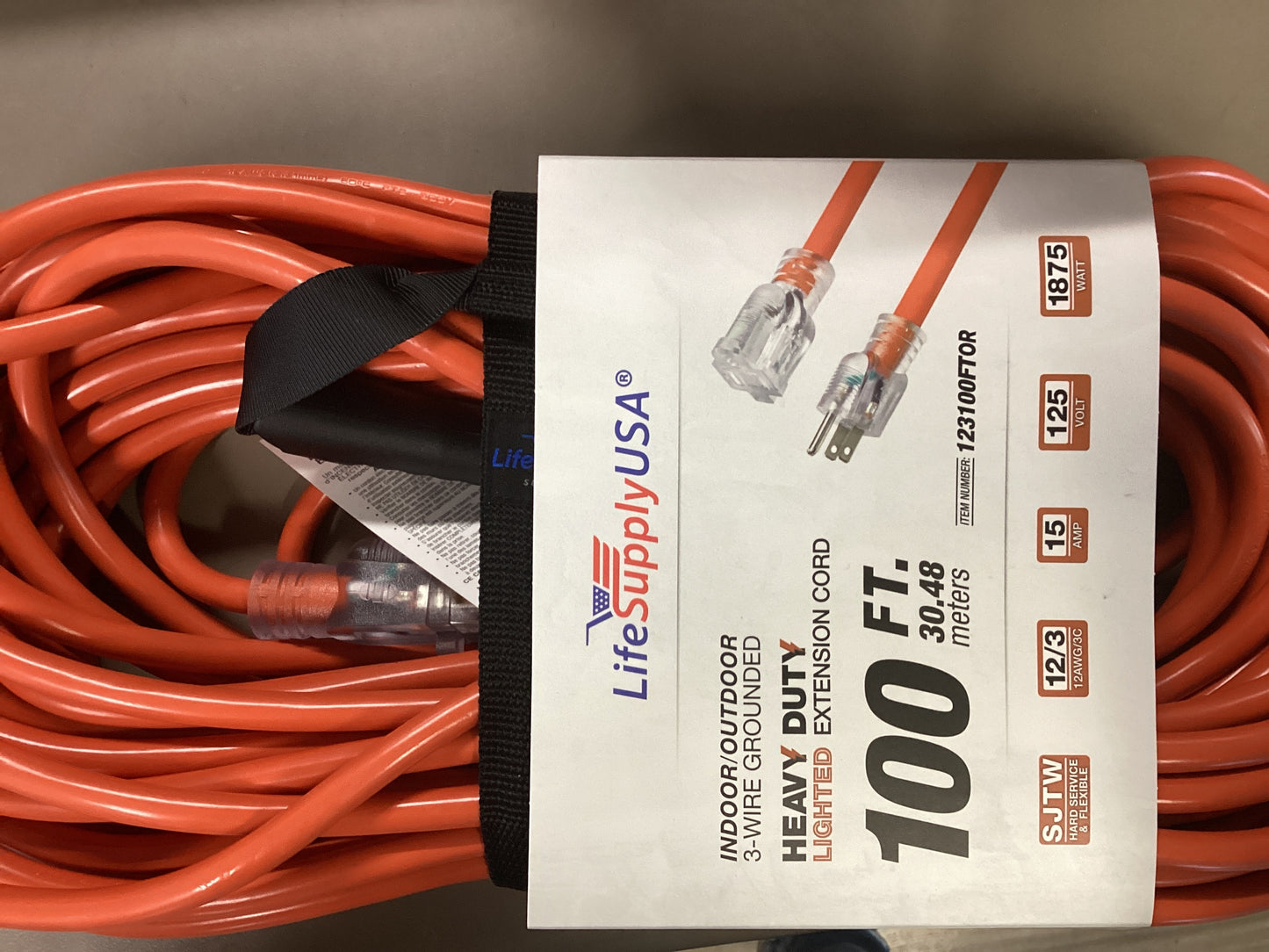 100’ Electrical Cord