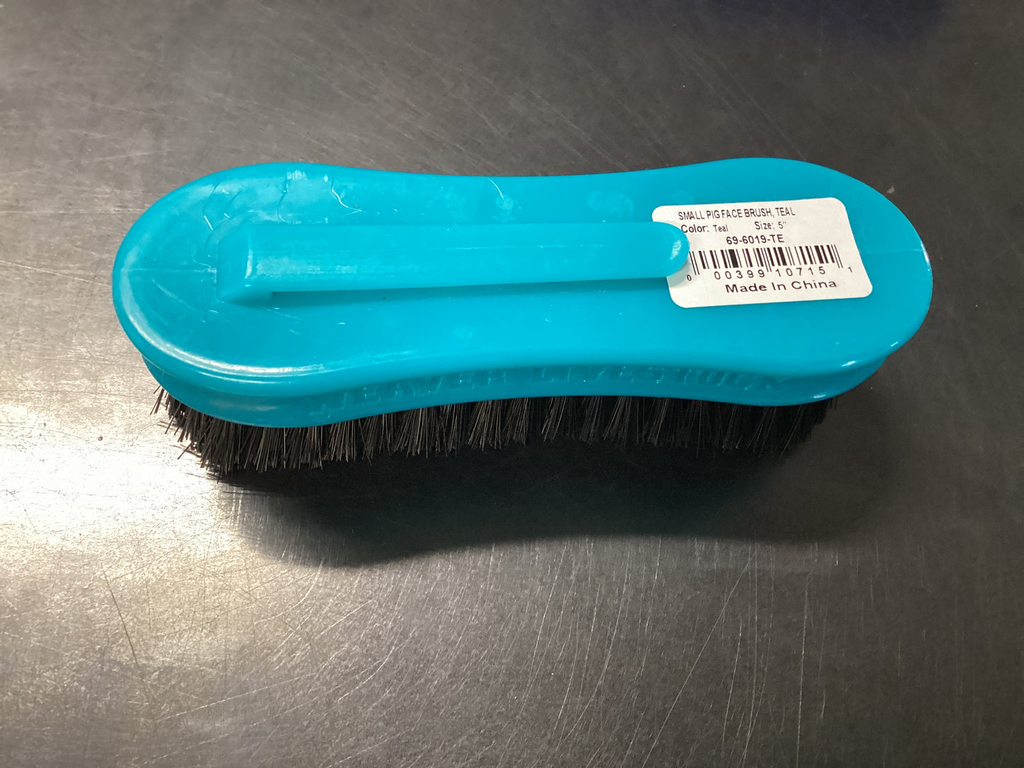 Sm Pig Face Brush Teal