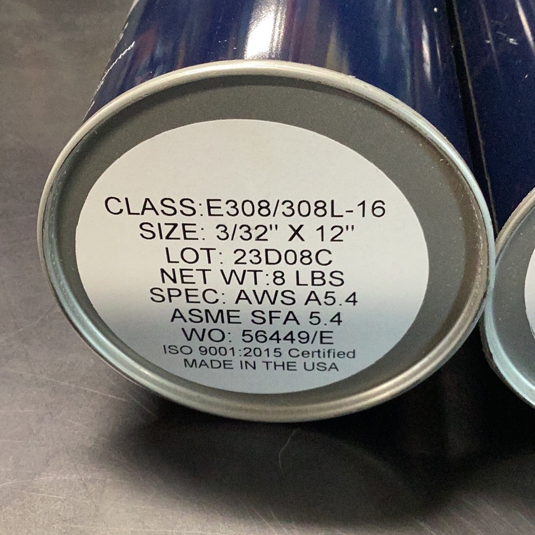 E308/308L-16 3/32 Pinnacle Alloys