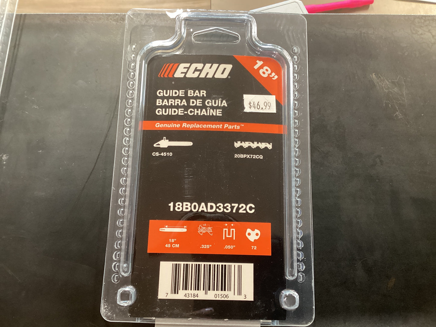 ECHO Guide Bar 18”