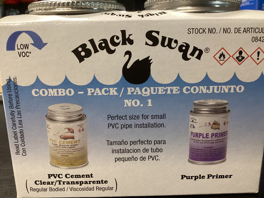 Combo Pk PVC Cement/Prpl Primer