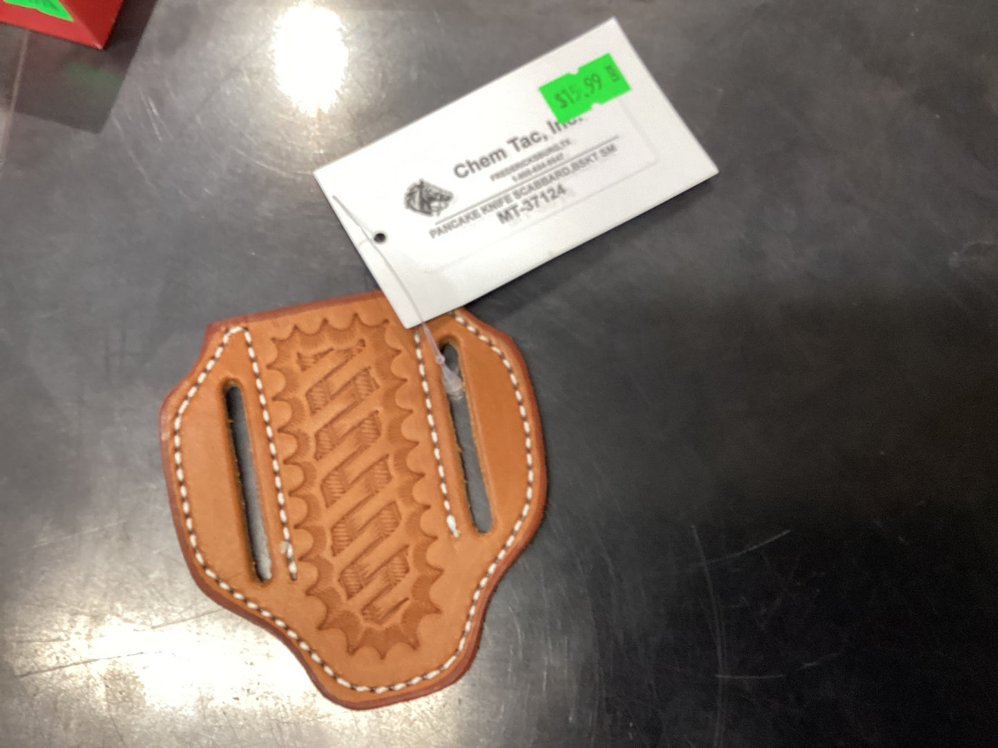 Basket Stamped Pancake Scabbard Scabbard small