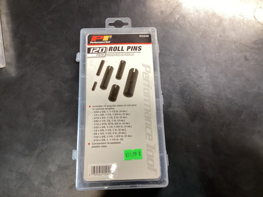 Roll Pin set 120 piece