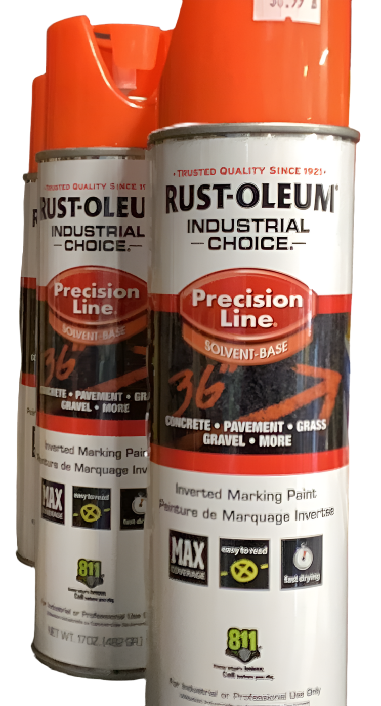 Rust-Oleum orange paint-17oz.
