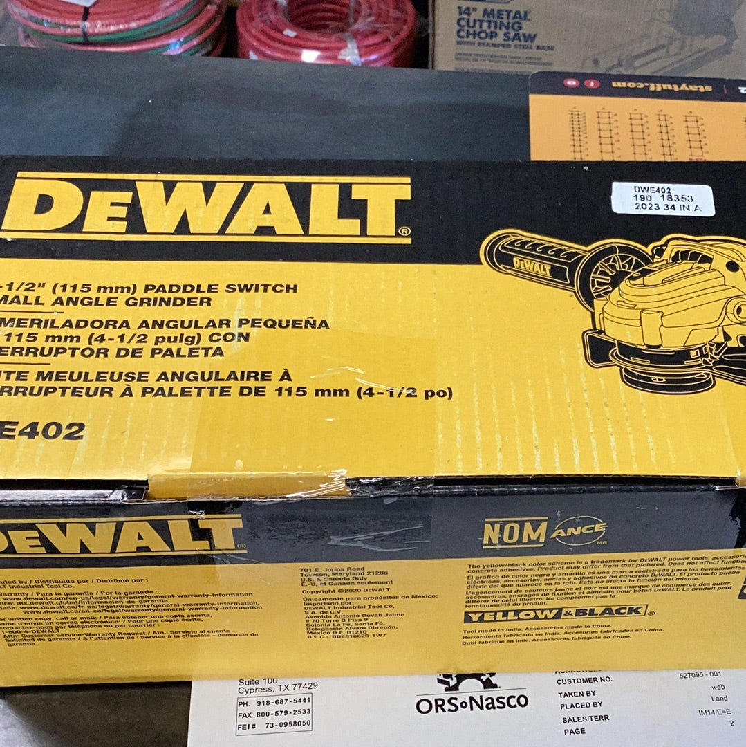 Dewalt 4 1/2 Paddle Switch