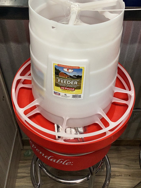 Hanging Poultry Feeder 22 Pound