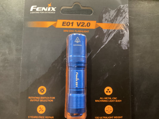 Fenix E01 V2 blue