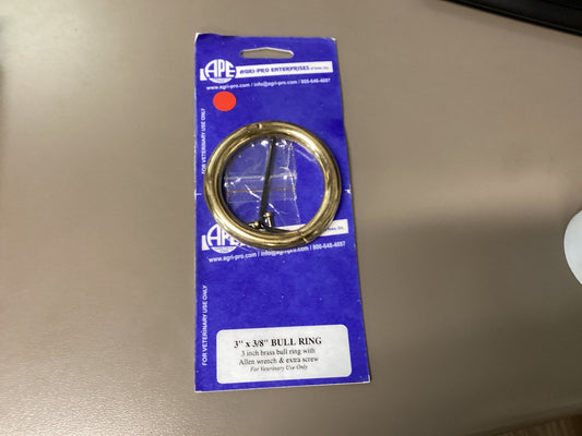 Bull Ring 3”x 3/8”