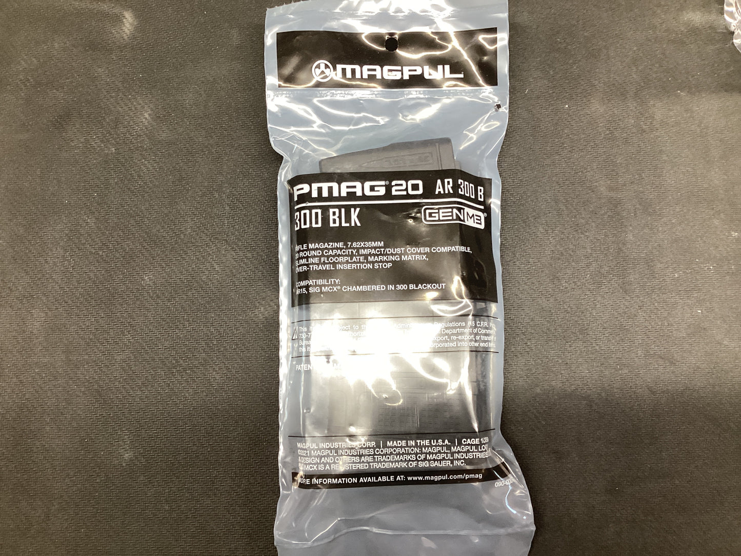 MAGPUL PMAG20 300 BLK AR 300 B