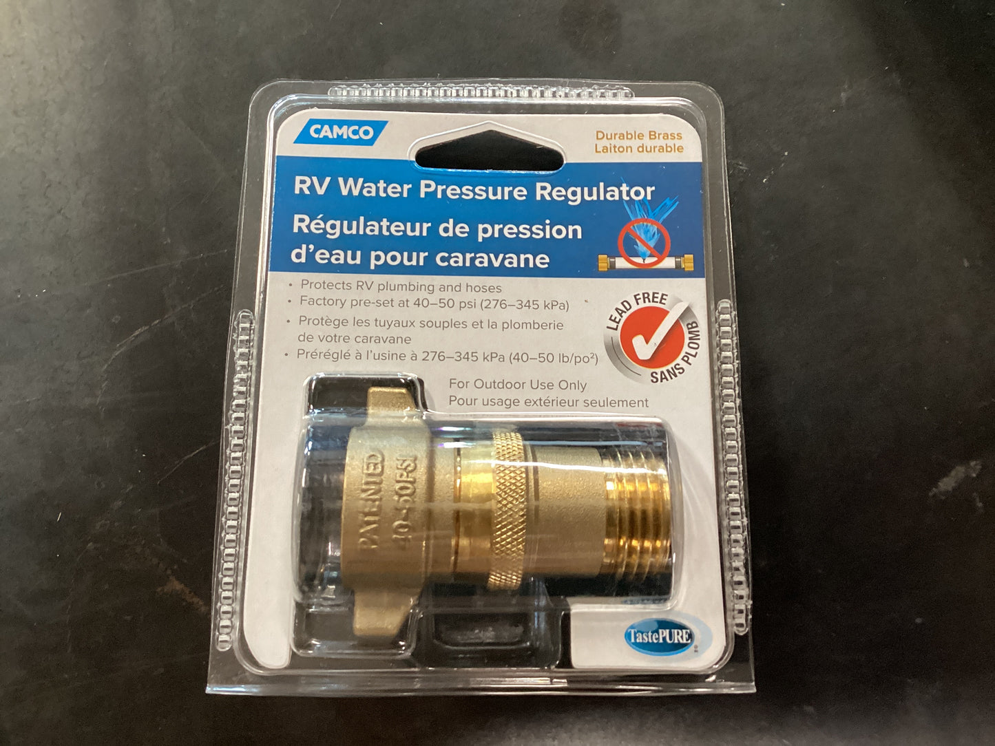 RV Water Pressure Reg