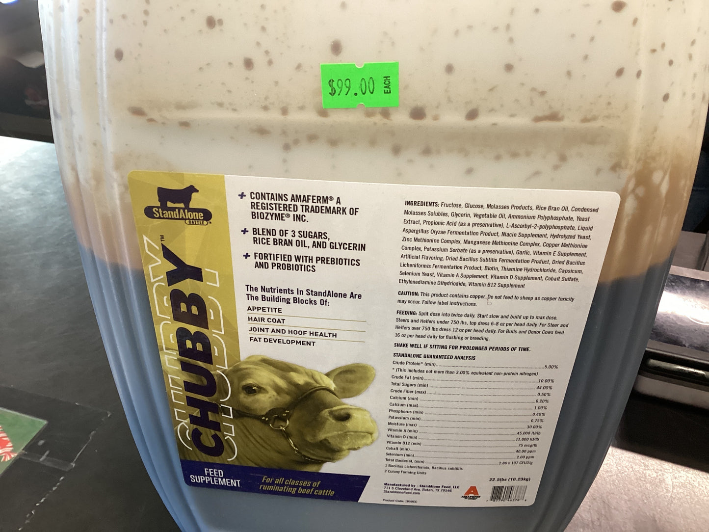 Chubby Feed Supplement 22.5 lb