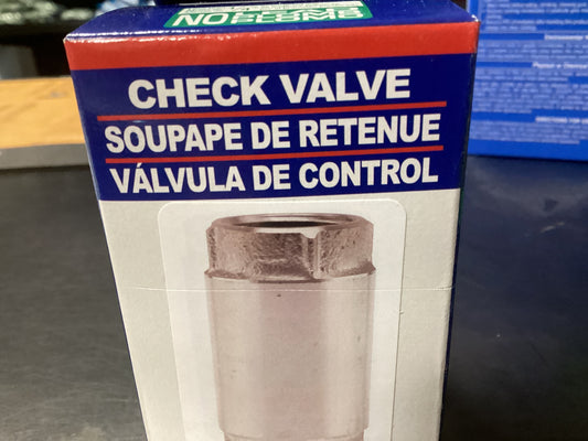 Check Valve SS 1-1/4