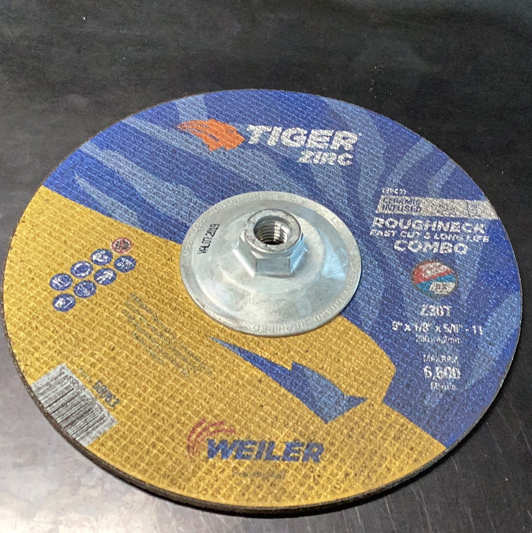 Weiler Tiger 9”x1/8”x5/8”