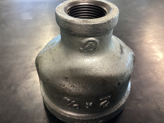 2”x3/4” Galvanized Coupling PVC
