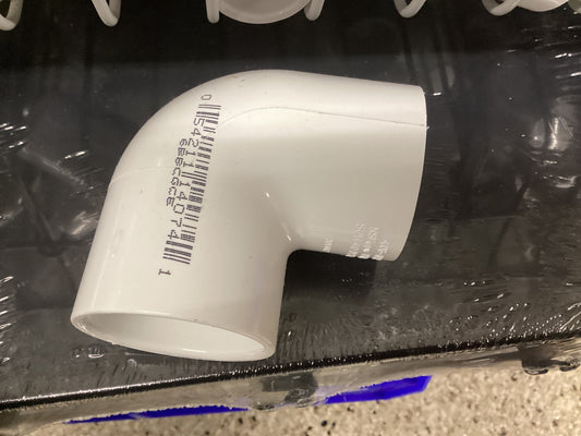 1 1/4” pvc 90