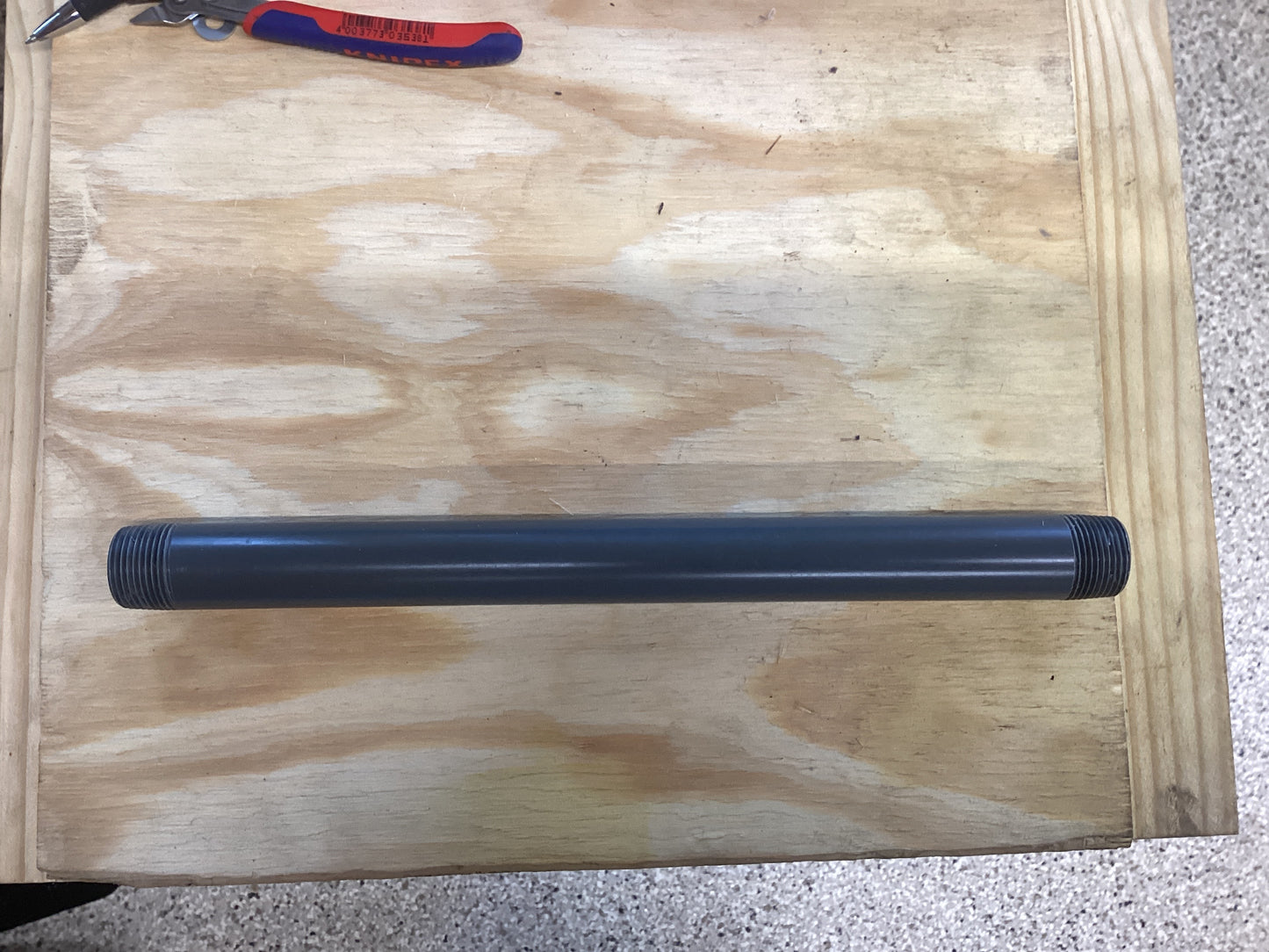 3/4”x12” pvc sch 80 nipple