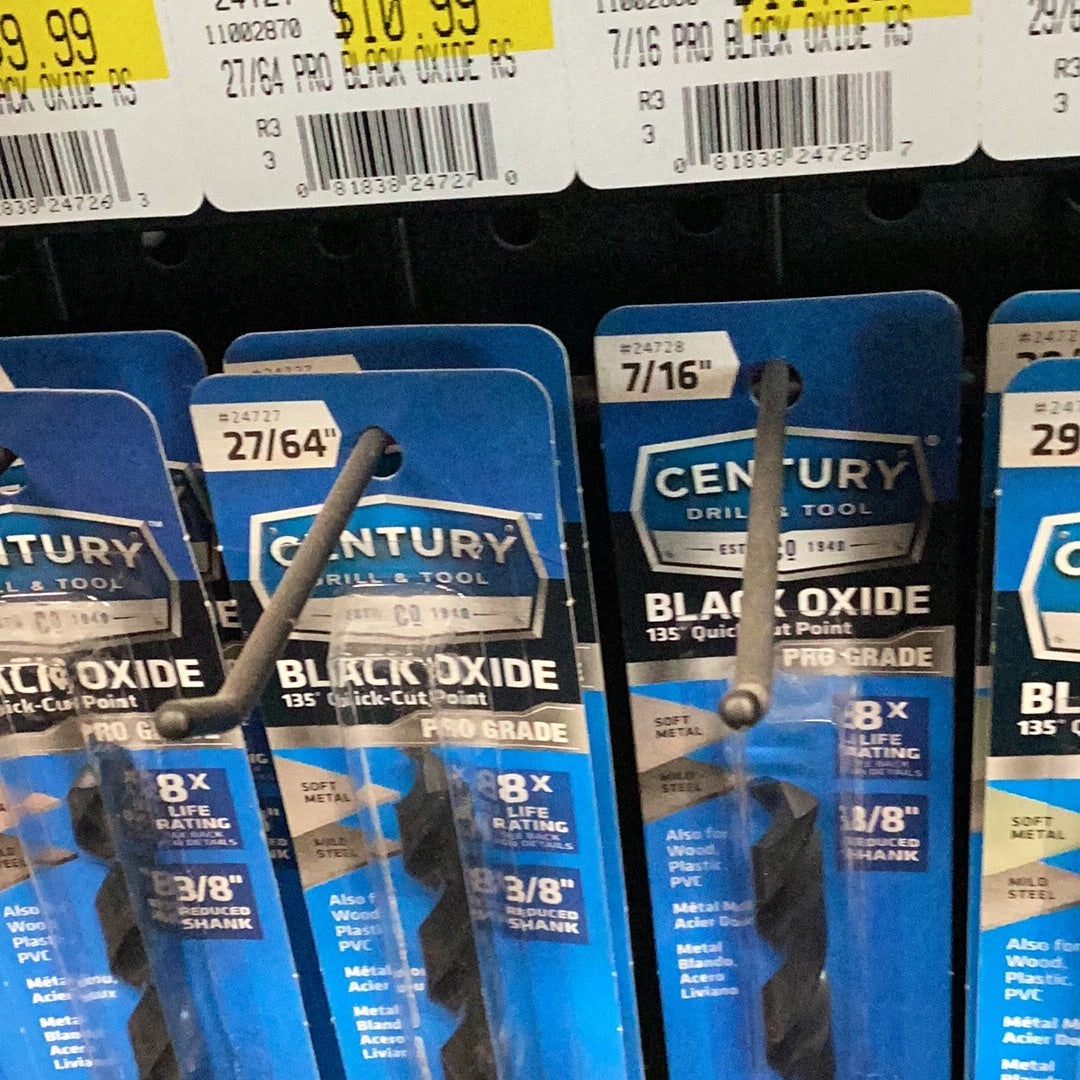 27/64" Blk Oxide