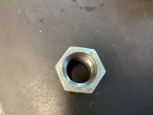 Galv 1 1/2” x 1” hex bushing