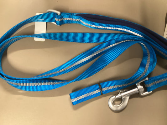Lined Leash Blue