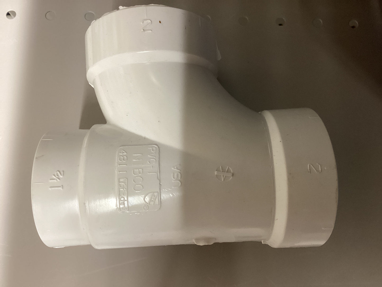 2”x2”x1-1/2” San Tee PVC